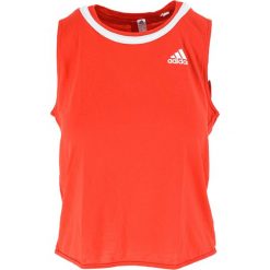 Podkoszulek adidas Knotted, Kobiety. Czerwone koszulki sportowe Adidas, bez wzorów, z poliesteru, bez ramiączek. Za 290.00 zł.
