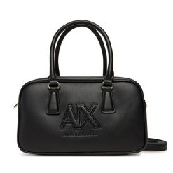 Torebka Armani Exchange. Czarne torebki klasyczne Armani Exchange, bez wzorów, bez dodatków. Za 569.99 zł.