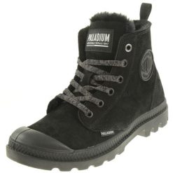 Buty sportowe Sneakersy damskie, Palladium Pampa Hi Zip WL. Czarne obuwie sportowe Palladium, z gumy, bez zapięcia, trekkingowe. Za 509.99 zł.
