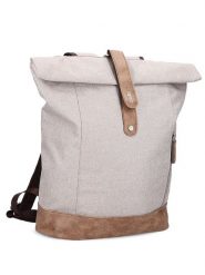 Zwei Plecak "O24PIN" w kolorze beżowo-brązowym - 37 x 37 x 18 cm rozmiar: onesize. Brązowe plecaki Zwei, bez wzorów, z materiału. Za 188.85 zł.