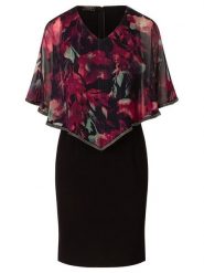 APART Sukienka w kolorze czarno-różowym rozmiar: 38. Czarne sukienki Apart, bez wzorów, bez kołnierzyka, bez ramiączek, midi. Za 187.99 zł.