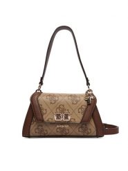 Guess Torebka Karnilla HWOS99 01190 Brązowy. Brązowe torebki klasyczne Guess, z aplikacjami, ze skóry, bez dodatków. Za 589.99 zł.