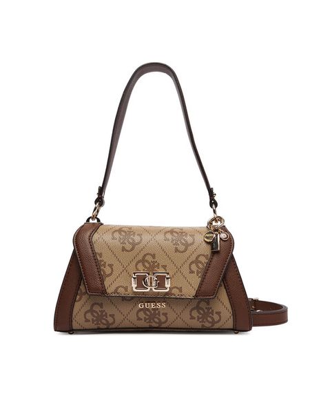 Guess Torebka Karnilla HWOS99 01190 Brązowy. Brązowe torebki klasyczne Guess, z aplikacjami, ze skóry, bez dodatków. Za 589.99 zł.