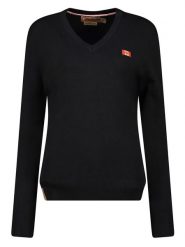 Canadian Peak Sweter "Falonneak" w kolorze czarnym rozmiar: M. Czarne swetry Canadian Peak, m, bez wzorów, bez ramiączek. Za 105.63 zł.