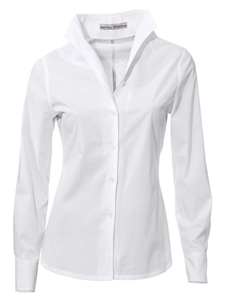 Heine Bluzka w kolorze białym rozmiar: 42. Białe bluzki Heine, bez wzorów, bez kołnierzyka, bez ramiączek. Za 134.85 zł.