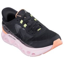 Buty sportowe Skechers Slip-ins Glide Step Altus. Czarne obuwie sportowe Skechers, z syntetyku, bez zapięcia. Za 427.99 zł.