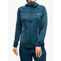 Bluza polarowa damska Vaude Tekoa Fleece Jacket II. Niebieskie bluzy Vaude, s, bez wzorów, z polaru, bez kaptura. Za 303.99 zł.