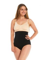 MAGIC Bodyfashion figi modelujące Comfort Waistnipper Brief Kobiety Sztuczne włókno czarny, L. Czarne figi MAGIC Bodyfashion, l, bez wzorów, z włókna. Za 149.95 zł.