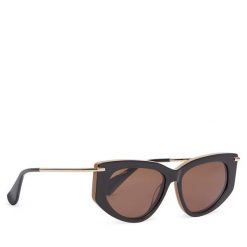Okulary przeciwsłoneczne Max Mara. Brązowe okulary przeciwsłoneczne Max Mara, bez wzorów. Za 1,129.00 zł.