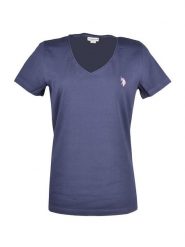 U.S. Polo Assn. Koszulka w kolorze granatowym rozmiar: XL. Niebieskie koszulki polo U.S. Polo Assn., s, bez wzorów, bez kołnierzyka, bez ramiączek. Za 70.45 zł.