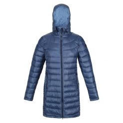 Płaszcz Ocieplany Z Kapturem Damski Andel III. Niebieskie płaszcze Regatta, xs, bez wzorów, z kapturem. Za 174.99 zł.