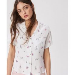 Koszula z krótkim rękawem - Fioletowy. Koszule Sinsay. Za 39.99 zł.