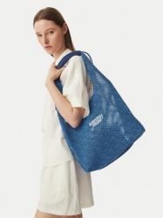 Tommy Jeans Torebka Tjw Summer Crochet Hobo AW0AW18778 Niebieski. Niebieskie torebki klasyczne Tommy Jeans, bez wzorów, z jeansu, bez dodatków. Za 529.99 zł.