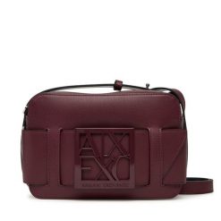 Torebka Armani Exchange. Czerwone torebki klasyczne Armani Exchange, bez wzorów, bez dodatków. Za 569.99 zł.