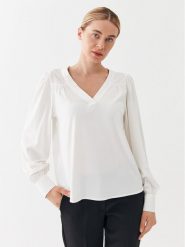 ONLY Bluzka 15303748 Biały Regular Fit. Białe bluzki Only, xs, bez wzorów, z wiskozy, bez kołnierzyka, bez ramiączek. Za 139.99 zł.