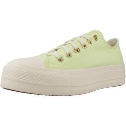 Tenisówki Converse Model Chuck Taylor All Star Lift Ox Kolor Zielony. Zielone trampki Converse, bez wzorów, z tkaniny, bez zapięcia. Za 222.99 zł.