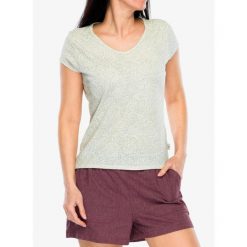 Koszulka bawełniana damska Royal Robbins Featherweight Slub Tee. Zielone koszulki sportowe ROYAL ROBBINS, bez wzorów, z bawełny, bez ramiączek. Za 188.99 zł.