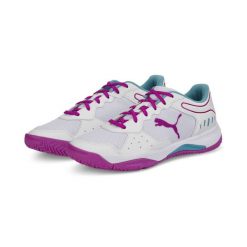 Buty sneakersy sportowe treningowe białe SOLARSMASH. Białe obuwie sportowe Puma, bez zapięcia. Za 155.00 zł.