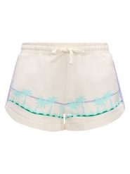 Retour Szorty w kolorze kremowym rozmiar: 146/152. Brązowe szorty Retour, bez wzorów. Za 70.41 zł.