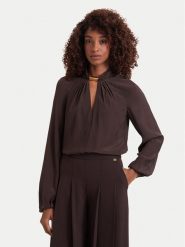 Marciano Guess Bluzka G6YH11 W3136 Brązowy Regular Fit. Brązowe bluzki Marciano Guess, z aplikacjami, z wiskozy, bez kołnierzyka, bez ramiączek. Za 589.99 zł.