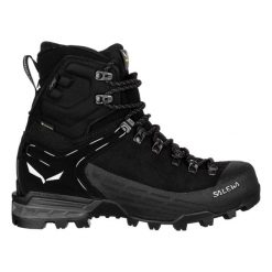 Damskie buty trekkingowe Salewa Ortles Ascent Mid Gtx. Czarne trekkingi Salewa, z gore-texu, trekkingowe. Za 1,464.00 zł.