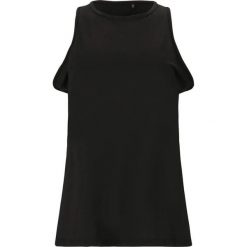 Damski tank top Elite Lab LAB. Czarne koszulki sportowe ELITE LAB, bez wzorów, bez ramiączek. Za 97.00 zł.