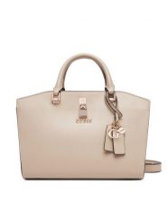 Guess Torebka HWVG96 55060 Beżowy. Brązowe torebki klasyczne Guess, z aplikacjami, ze skóry, bez dodatków. Za 679.99 zł.