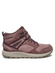 Merrell Trapery Wildwood Mid Ltr Wp J068104 Bordowy. Czerwone trapery i śniegowce Merrell, ze skóry. Za 569.99 zł.