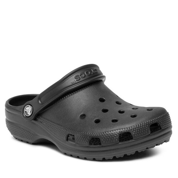 Klapki Crocs. Czarne klapki Crocs, bez wzorów, bez obcasa. Za 169.99 zł.