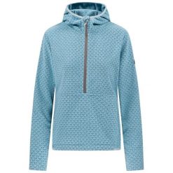Damska Bluza Z Kapturem Metraya. Niebieskie bluzy sportowe Trespass, bez wzorów, z kapturem. Za 131.99 zł.