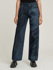 G-Star Dżinsy "Bowey 3D" - Boyfriend fit - w kolorze granatowym rozmiar: W29/L32. Niebieskie jeansy G-Star, l, z aplikacjami. Za 259.13 zł.