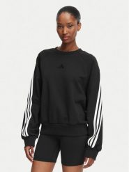 Adidas Bluza Kit 3-Stripes KV9857 Czarny Regular Fit. Czarne bluzy Adidas, s, bez wzorów, z bawełny, bez kaptura. Za 279.99 zł.