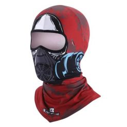 Lato Magiczna Chusta Przeciw UV Szalik Jedwabny Czerwony Demon. Czerwone szaliki WEST BIKING, na lato, bez wzorów, z elastanu. Za 69.88 zł.