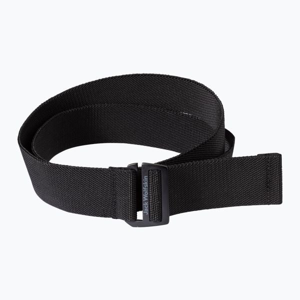 Pasek do spodni Jack Wolfskin Light. Czarne spodnie sportowe Jack Wolfskin, na lato, bez wzorów, trekkingowe. Za 89.99 zł.