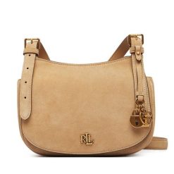 Torebka LAUREN RALPH LAUREN. Brązowe listonoszki Lauren Ralph Lauren, bez wzorów, bez dodatków. Za 1,499.00 zł.