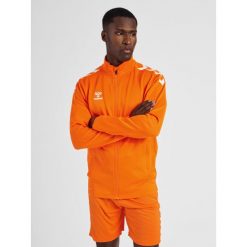 Bluza sportowa dla dorosłych Hummel Core XK Poly Zip Sweat. Brązowe bluzy Hummel, l, bez wzorów, bez kaptura. W wyprzedaży za 187.85 zł.