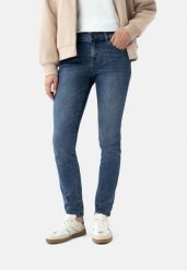 Jeansy rurki, Slim Fit, D-MONTANA 16. Niebieskie spodnie materiałowe Volcano, na co dzień, s, bez wzorów, z bawełny. Za 169.99 zł.