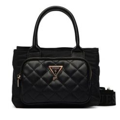Torebka Guess. Czarne torebki klasyczne Guess, z aplikacjami, bez dodatków. Za 294.99 zł.