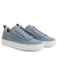 TRAVELIN' Skórzane sneakersy "Cumbria" w kolorze niebieskim rozmiar: 38. Niebieskie trampki Travelin', bez wzorów, bez zapięcia. Za 391.84 zł.
