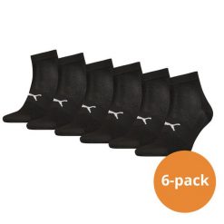 Skarpety Puma Sport Quarter Light, 6 pary czarnym. Czarne skarpety Puma, bez wzorów, z elastanu. Za 162.99 zł.