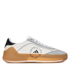 Buty na siłownię adidas. Białe obuwie sportowe Adidas, bez zapięcia, na fitness i siłownię. Za 949.99 zł.