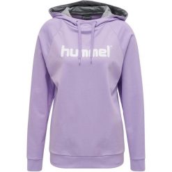 Bluza z kapturem Hummel hmlgo cotton logo. Czerwone bluzy sportowe Hummel, s, bez wzorów, z bawełny, z kapturem. Za 198.05 zł.