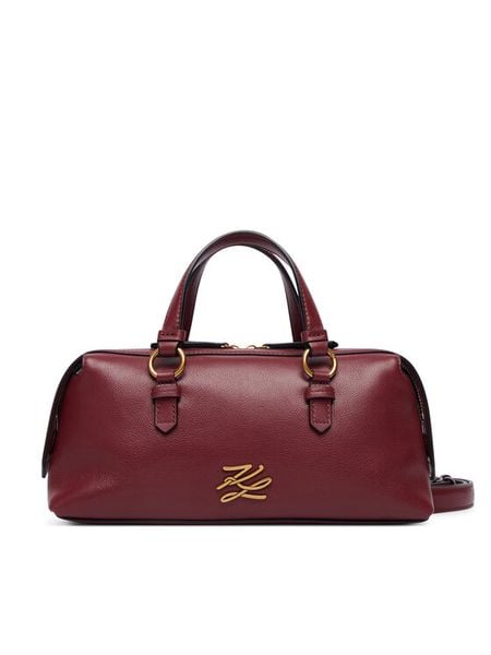 KARL LAGERFELD Torebka B4W30206 Bordowy. Czerwone torebki klasyczne KARL LAGERFELD, bez wzorów, ze skóry, bez dodatków. Za 1,299.00 zł.