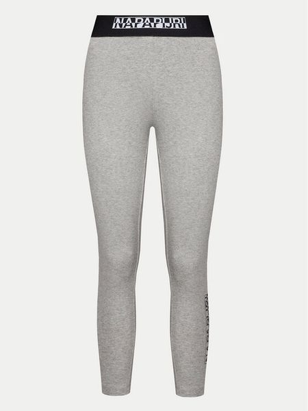 Napapijri Legginsy M-Box NP0A4GKT Szary Slim Fit. Szare legginsy Napapijri, m, bez wzorów, z bawełny. Za 109.99 zł.