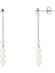 Pearl Addict Srebrne kolczyki-wkrętki z perłami w kolorze białym rozmiar: onesize. Białe kolczyki Pearl Addict, z perłą, srebrne. Za 217.99 zł.