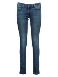 Pepe Jeans Dżinsy "Pixie" - Skinny fit - w kolorze granatowym rozmiar: W32/L32. Niebieskie jeansy Pepe Jeans, l, z aplikacjami. Za 162.11 zł.
