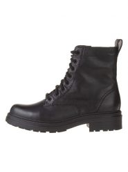 Clarks Skórzane botki "Orinoco3 Style" w kolorze czarnym rozmiar: 36. Czarne botki Clarks, bez wzorów, bez obcasa, bez zapięcia. Za 344.95 zł.