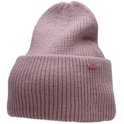 Czapka damska 4F. Czerwone czapki 4f, bez wzorów, z materiału. Za 41.99 zł.