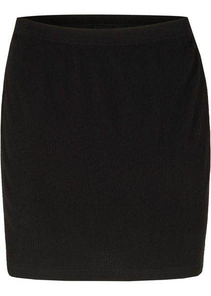 Spódnica ocieplająca biodra. Czarne spódnice bonprix, bez wzorów, mini. Za 59.99 zł.