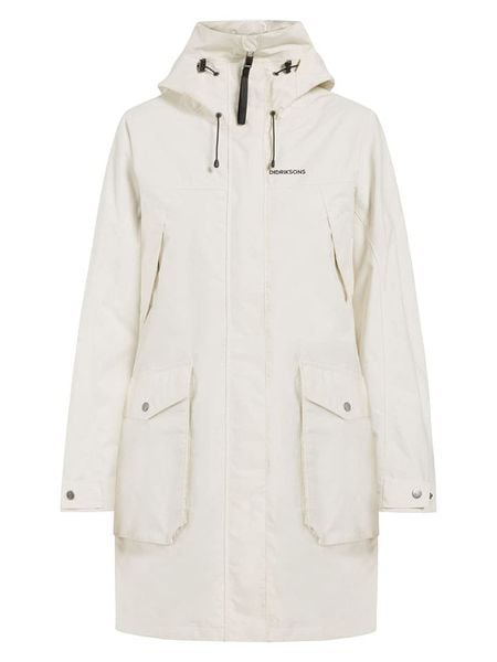 Didriksons Parka "Thelma" w kolorze białym rozmiar: 44. Białe parki Didriksons, bez kaptura. Za 304.29 zł.